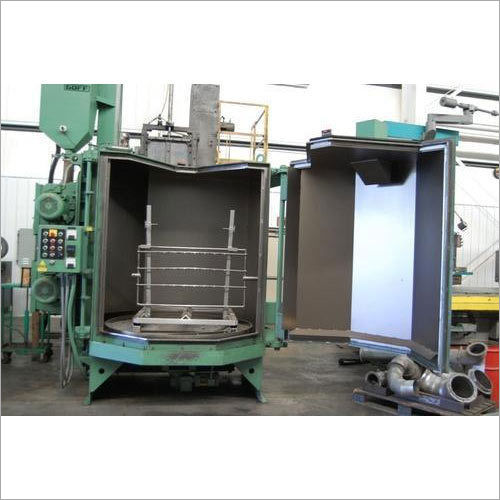 Swing Table Shot Blasting Machine