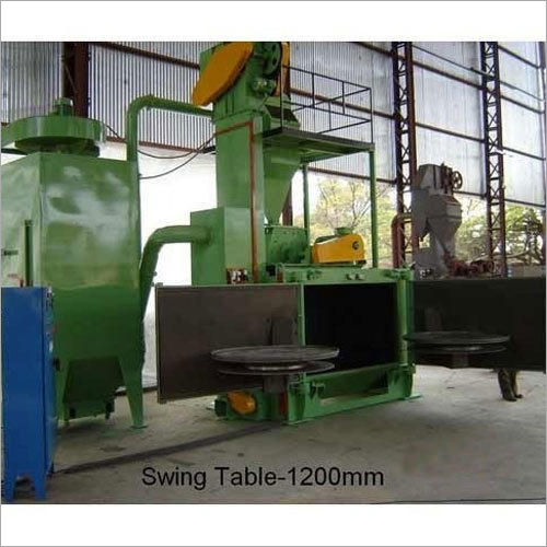 1200 mm Swing Table Shot Blasting Machine