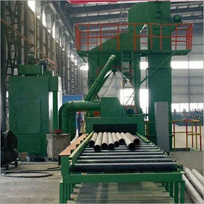 Round Steel Shot Blasting Machine