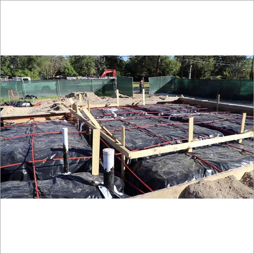 Installing Plastic Vapor Barrier Before Pouring Concrete Slab