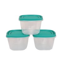 Plastic containers 1600 ML set of 3