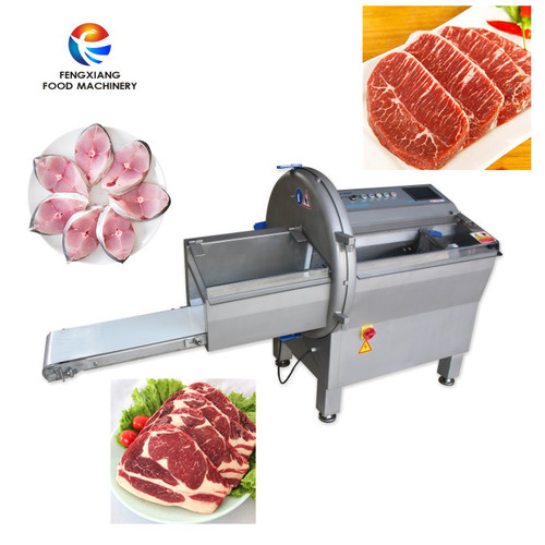 Automatic Row meat slicing machine Ham Fish Cutting  machine
