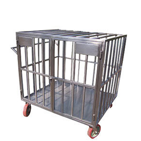 Stainless Steel Cage Trolley By INDOFAB ENGINEERING