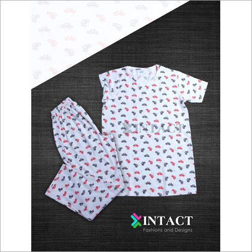 Printed Night Suit