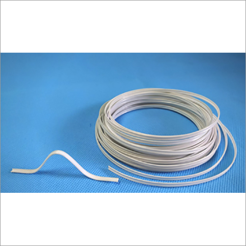 4 mm Dual Core Wire For N95 Face Mask - Aluminium, 1mm Thickness, White | Great Stiffness and Flexibility for Optimal Fit