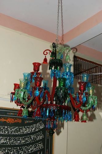 Red Chandeliers