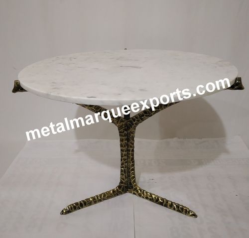 Furniture Antique Table With Marble Top