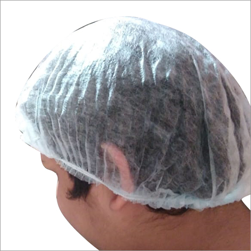 Light Blue Disposable Surgical Bouffant Cap