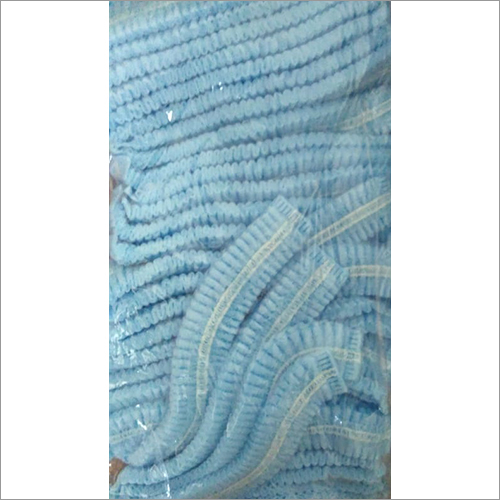 Blue Surgical Disposable Head Cap