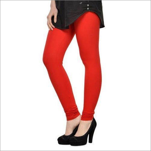 Plain Ladies Churidar Cotton Leggings