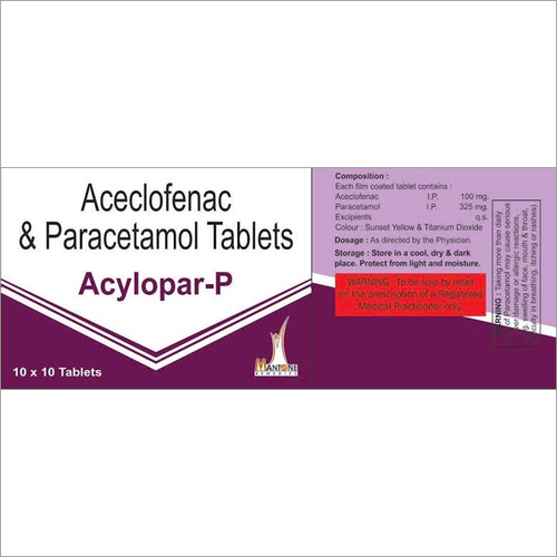 Aceclofenac & Paracetamol Tablets