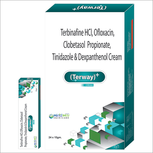 Terbinafine HCI Ofloxacin Clobetasol Propionate Tinidazole and Dexpanthenol Cream
