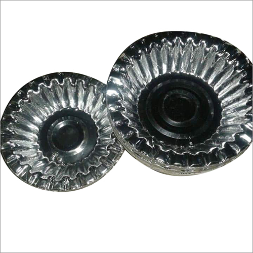 Disposable Paper Dona - Silver | Different Sizes Available, Plain Pattern for Events and Parties