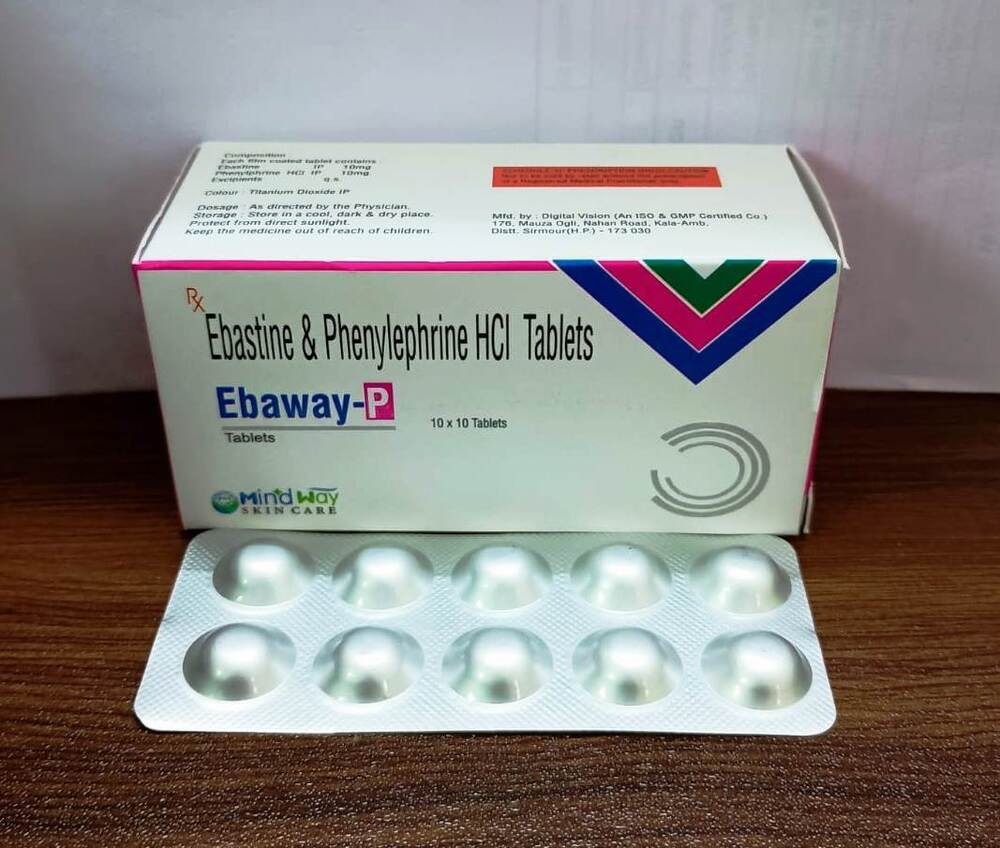 Ebastine and Phenylephrine HCI Tablets