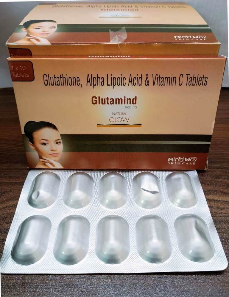 Glutathione 500 Mg + Alpha Lipoic Acid 200 Mg + Vitamin C 100 Mg