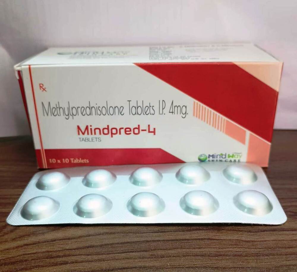 Methylprednisolone Tablets IP - 10x10 Packaging | Methylprednisolone Salt Composition, General Medicines Function