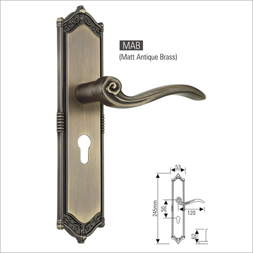 Matt Antique Brass Door Handle
