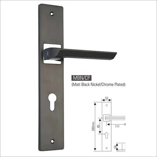 Matt Black Nickel Or Chrome Plated Door Handle