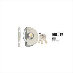 SS Satin Silver Spider Glass Door Lock