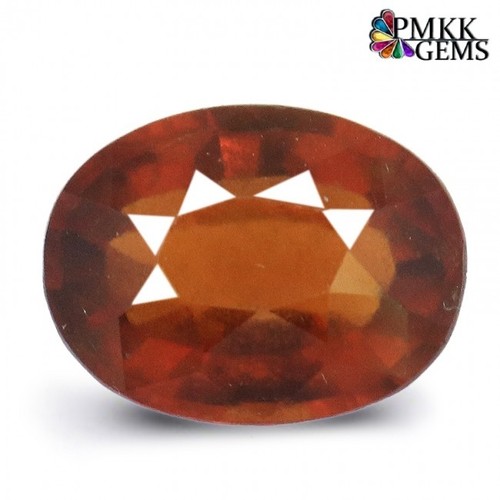 Wholesale Hessonite Gemstone - 4.21 Carat Natural Brown Oval Cut | Enhances Mental Clarity, Supports Skin Health, Beneficial for Professionals in Politics and Public Relations