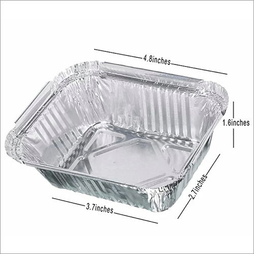 Silver 250 Ml Aluminium Foil Container