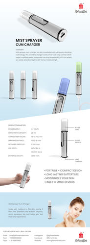 Nano Mist Sprayer With Power Bank