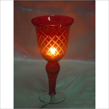 Red Antique Glass Cutting