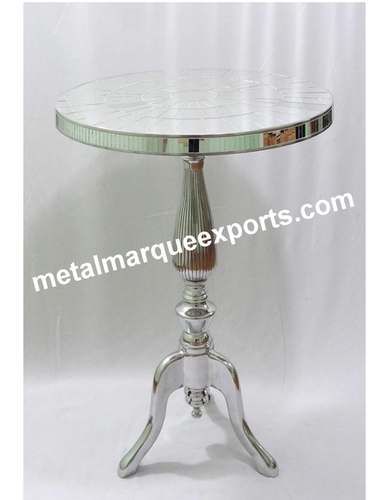 Aluminum Fancy Bar Table By METAL MARQUE