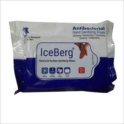 Ice Berg Hand And Sanitizing Wipes Age Group: Suitable For All Ages