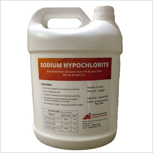 5 Ltr Sodium Hypochlorite