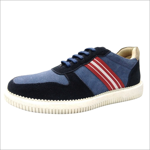 Mens Canvas Shoes - Canvas Upper, Size 6-11 | Black-White-Blue Color, Low Heel, Breathable & Washable Design