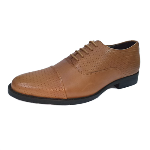 Tan Leather Formal Shoes - Sizes 6-10, Low Heel Design for Any Season