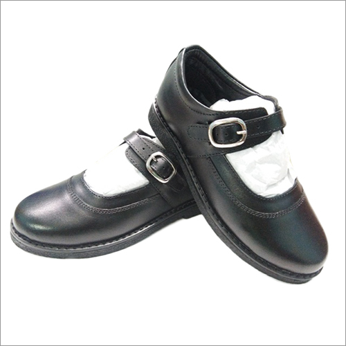 Kids Leather School Shoes - Leather, Sizes 9-13 & 1-6, Black | Stylish Design for Girls, Durable and Comfortable for Daily Wear