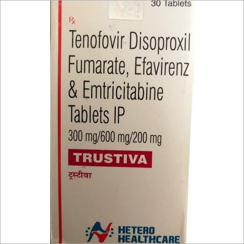 Tenofovir Disoproxil Fumarate Efavirenz and Emtricitabine Tablets