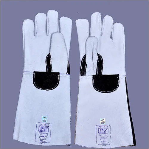 Leather Gauntlets Hand Mittens For Welder