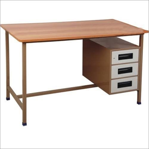 Steel Study Table With Drawer