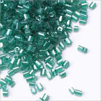 Transparent Cut Dana Glass Beads