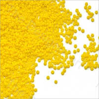 Opaque Yellow Round Glass Seed Beads