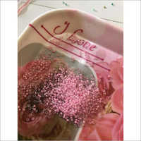 Pink Inside Round Glass Seed Beads