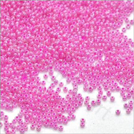 Opaque Pink Round Glass Seed Beads