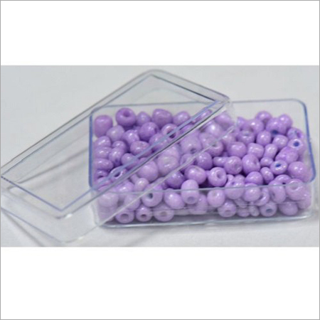 Round Purple Glass Seed Beads