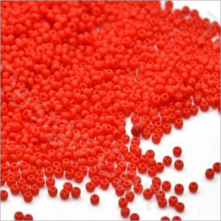 Red Round Glass Seed Beads