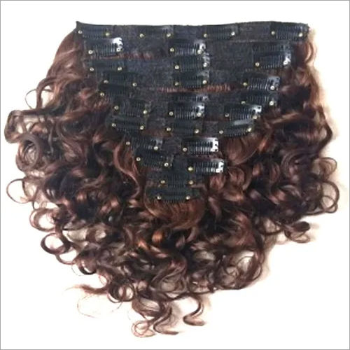 Natural Curly Clip In Hair Extensions