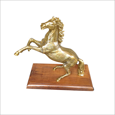 Brass Horse Statue