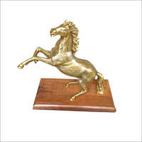Brass Horse Statue