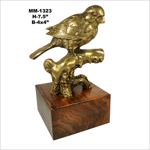 Brass Bird Statue