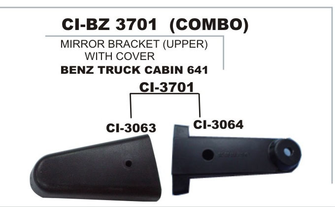 Mirror Bracket Upper with cover M Benz