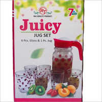 6 Glass Water Jug Set