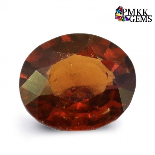 Wholesale Hessonite Gemstone - 4.10 ct Oval Cut Natural Brown Stone | Excellent Clarity, Mental Clarity Enhancement, Healing Properties