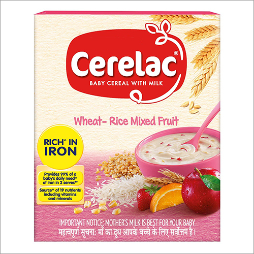 Wheat Rice And Mix Fruits Cereal With Milk Use: Baby Food